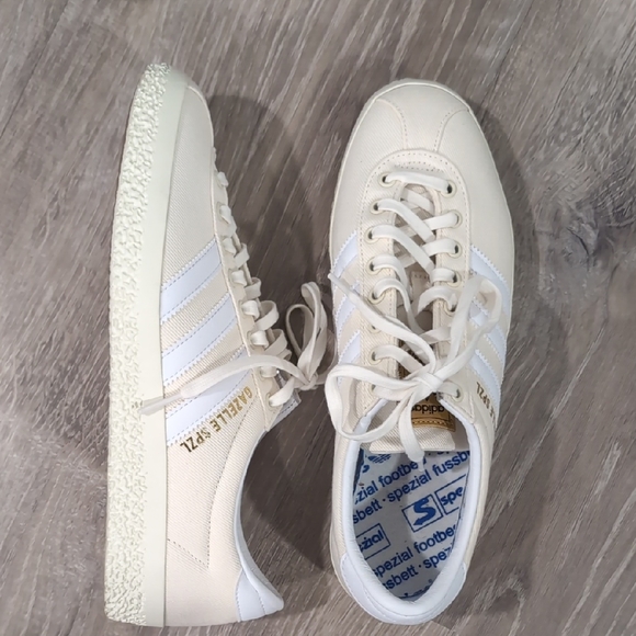 Cream Adidas Spezial Gazelle Sneakers - Picture 1 of 6